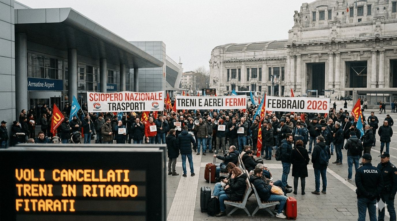 Huelgas de Transporte en Italia 16 Febrero 2026: Guía para Viajeros y Turismo por Voces de Occidente